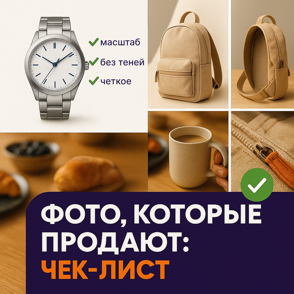 Карточки товара фото чеклист 1