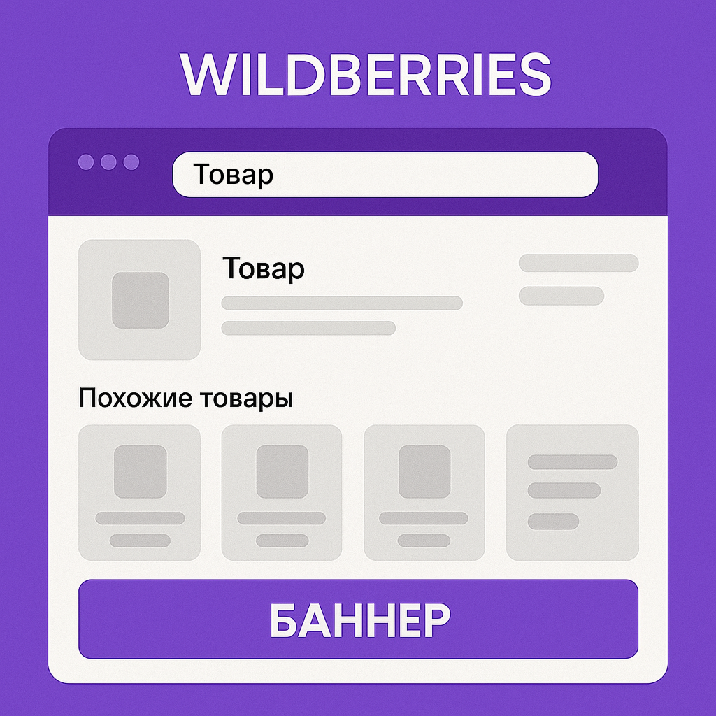 Внутренняя реклама wildberries 4